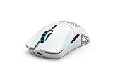 Glorious Model O Wireless Gaming Mouse - Superlight, 69g Honeycomb Design, RGB, Ambidextrous, Lag Free 2.4GHz Wireless, Up to 71 Hours Battery - Matte White