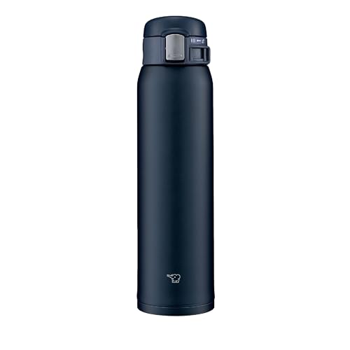 Zojirushi (ZOJIRUSHI) Water bottle direct drinking [One-touch open] Stainless mug 600ml Navy SM-SF60-AD