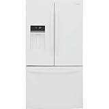 Frigidaire FRFS2823A 36 Inch Wide 27.8 Cu. Ft. Energy Star Certified French Door Refrigerator with External Ice and Water Dispenser - White