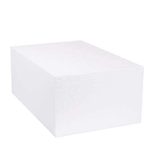 Silverlake Large Craft Foam Block - American-Made Hard Foam - 11x17x7 EPS Block for Professional Sculpting, Modeling & Art Projects - Premium Density