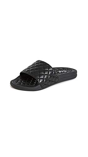 APL Women's Lusso Slides, Black, 9 Medium US