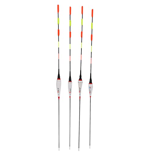 equlup Fishing Float Bite, 4PCS Fishing Float Bite Shadowless Water Proof Nano Night Electronic Buoy Float Bobber Accessories Kit for Outdoors Sea Fishing