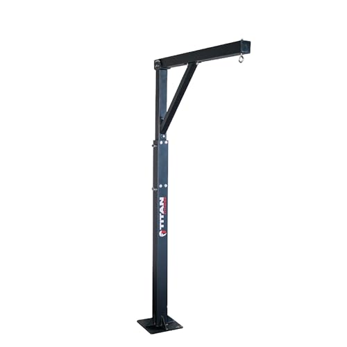 Titan Fitness Single Tree Heavy Bag Boxing Stand, Two Adjustable Heights, Rated 300 LB Capacity, Cardio Boxing Equipment