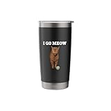 I Go Meow Cat Meme Stainless Steel Insulated Tumbler