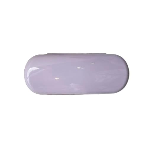MANJH Solid Color Plastic Sunglasses Box Waterproof Korean Style Eyeglasses Holder Anti-scratch Eyeglasses Case Glasses Case(Purple)
