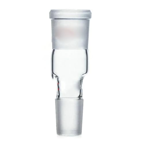 Glassware Labware 1pcs Lab Glass Adapter 24 * 19/19 * 14/29 * 24/19 * 24/24 * 29 Glass Female/Male Connecting Joint for Laboratory(24 to 14 Type-2)