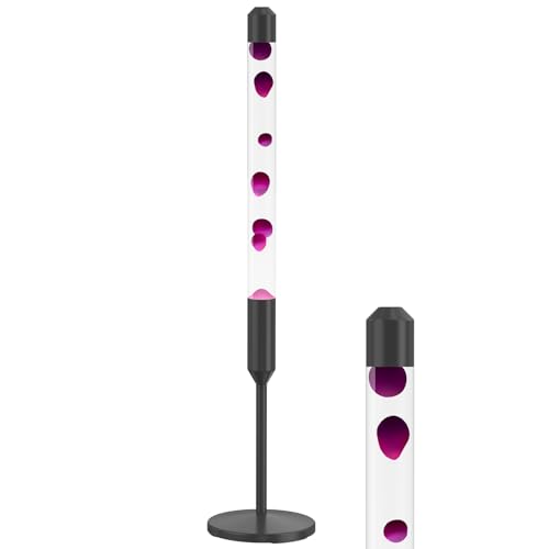 Kyzfy 47.5-Inch Liquid Motion Lamp,Magma Lamp, Mood Relaxation Light，Suitable for Home Decoration, Living Room, Office, Bedroom, café (47.5 inch Purple Wax)