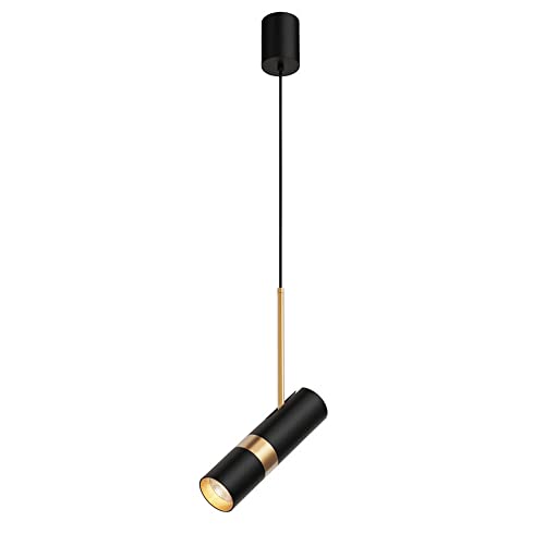 TSOAEKL Lampe De Lecture De Chevet De Chambre À Coucher, Lampes Suspendues De Plafond À Led Modernes De 12 W, Lustres À Tube Long En Métal Avec Fonction De Réglage D'Angle À 90 °, Lampes Suspendues À/