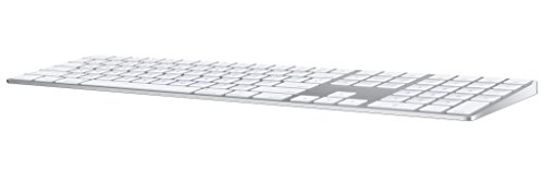 Apple Magic Keyboard with Numeric Keypad: Wireless, Bluetooth, Rechargeable. Works with Mac, iPad, or iPhone; Russian - White