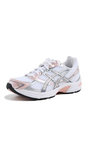 ASICS Women's Gel 1130 Sneakers, White/Neutral Pink, 8 Medium US