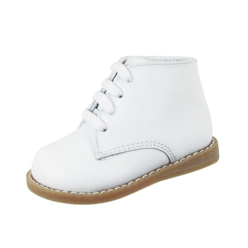 Baby Deer High Top Leather First Walker (Infant/Toddler),White,3 M US Infant