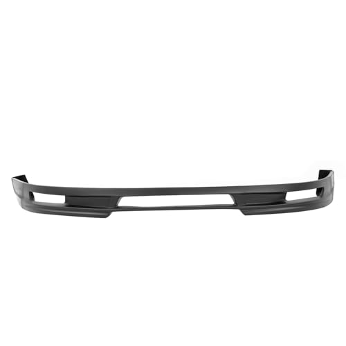 IKON MOTORSPORTS Front Bumper Lip Compatible With 06-09 VW Golf GTI MK5 Jetta, Type-A Style Black PolyUrethane PU Air Dam Chin Diffuser