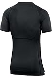 Nike Mens Pro Fitted Short Sleeve Training Tee (Large Black)