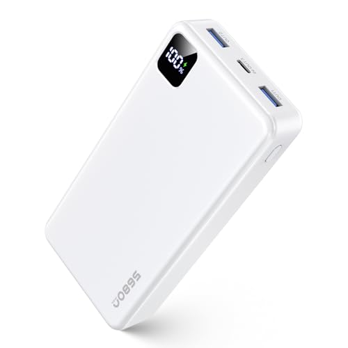 Moihosso Portable Charger Power Bank 56800mAh Battery Pack-22.5W Fast Charging with USB C & LED Display, 3 Outputs High Capacity Portable Power Bank for iPhone 16/15/14/13 Series, Samsung, iPad etc