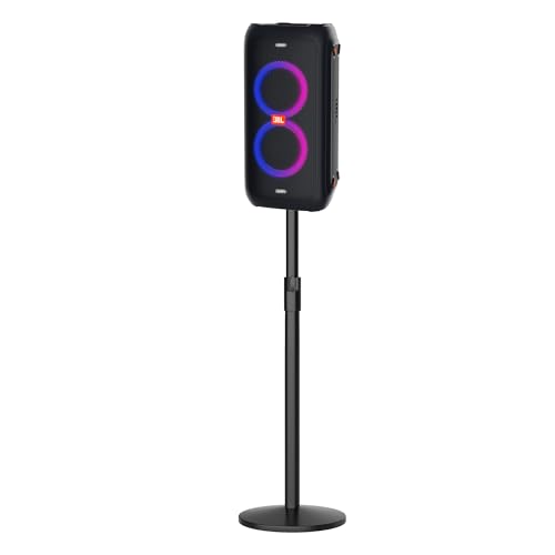 All Metal Construction Stand for JBL Partybox,Height Adjustable Speaker Stand for JBL Partybox 100/110/120/310/320,Heavy Base Speaker Pole Stand(Stand only,No Speaker Included)