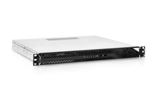 InWin RA100 1U Compact Rackmount Server Chassis with 315W 80+ Gold Power Supply, Front USB 3.0 Ports x 2