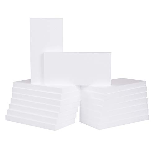 Silverlake Craft Foam Sheets - American-Made Hard Foam - 16-Pack 6x12x1" EPS Boards for Professional Projects & Displays