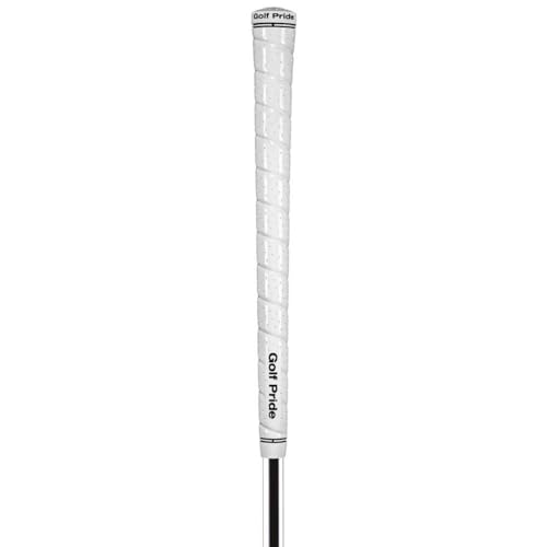 Golf Pride Tour Wrap Golf Grip - Comfortable, Durable Grip for Clubs - Classic Wrap Design with High-Tack Feel - Rubber Construction - Standard - White - 13 Pack