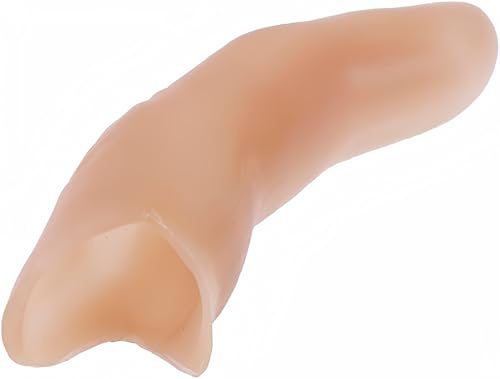 MOMOMAGE 5 Pcs Fake Finger Sixth Magic Props Medium Size Rubber Thumb Magic Tricks Close up Vanish Appear Magia Gimmick Accessories (Soft)