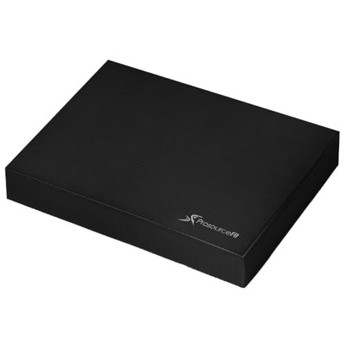 ProsourceFit Exercise Balance Pad – Non-Slip Cushioned Foam Mat & Knee Pad for Fitness and Stability Training, Yoga, Physical Therapy 15.5”x12.75”