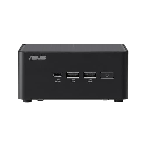 ASUS NUC 14 Pro Tall Full System Mini PC with Intel 14th Gen Core Ultra 5 125H, 16GB DDR5 RAM, 512GB PCIe G4x4 NVMe SSD, Thunderbolt 4, Win 11 Pro, Toolless Chassis Access, VESA Mount Included