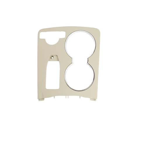 Center Console Cup Holder Trim Cover for Mercedes-Benz W204 C-Class 2046800307 X204 GLK-Class 20468002308 (C-Class, Beige)