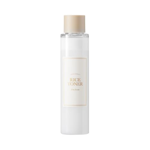 I'm from Rice Toner, Milky Toner for Glowing Skin, Korean Rice, Glow Essence with Niacinamide, Hydrating for Dry, Dull, Combination Skin, Vegan, Fragrance Free, Glass Skin 5.07 Fl Oz