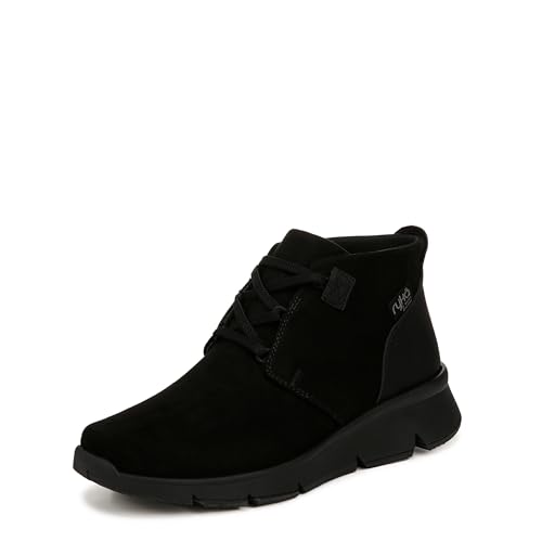 Ryka Womens Candid Weatherproof Ankle Bootie Black Leather 11 M