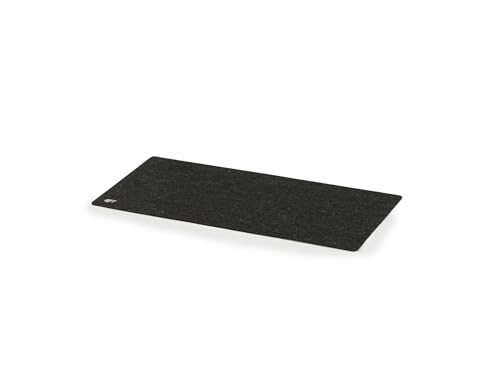 Oakywood Craft 100% Merino Wool Felt & Cork Desk mat – Sustainable, Handmade Wool Felt Desk pad with Cork Base for Comfort and Stability – 100% Merino Wool & Cork – Anthracite 62x30cm (24.41x11,8 in)