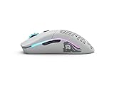 Glorious Model O Wireless Gaming Mouse - Superlight, 69g Honeycomb Design, RGB, Ambidextrous, Lag Free 2.4GHz Wireless, Up to 71 Hours Battery - Matte White