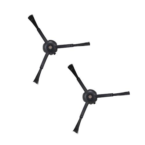 roborock Side Brushes Replacement (2 Pieces) for S8 Pro Ultra, S7 Max Ultra, Qrevo, Roborock Qrevo Slim, Series of S7 MaxV/S7/Q7Max/Q8 Max/S8/Q7/Q5/S6/S5/S4/E5/E4/E3/E2 Robot Vacuum Cleaner, Black