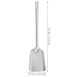 Alipis Long Handle Fireplace Shovel - Ash Scoop for Wood Stove, Fire Pit, and Indoor/Outdoor Use - Fireplace Tools for Easy Cleanup