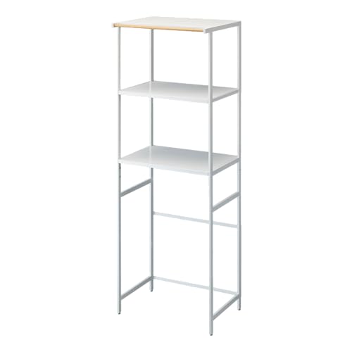 Yamazaki Home Tower Kitchen Appliance Storage Rack Metal Shelving Unit - Standing Organizer Heavy Duty Shelves - 67-Inch (Fridge), 67" - Steel
