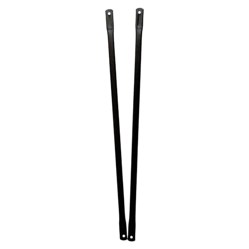 Timyrimy 39.4"/100cm Bronze Garden Swing Replacement Bars, Rectangular Metal Rods for Hanging Swing Seat to Frame(2PCS/CTN)