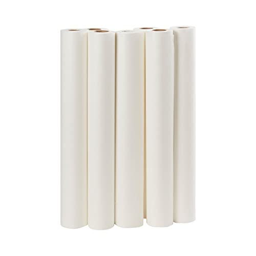McKesson Medical Exam Table Paper [12 Rolls] – Bed Table Sheet Cover Ideal for Diaper Changing, Waxing, Nursing, Chiropractor, Patternmaking, Tracing - Smooth Paper Roll - White, 21 in x 225 ft