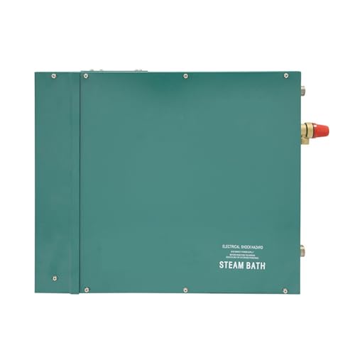 YHMMYSHX Self-draining Steam Generator Sauna Room Equipment Steam Generator Automatic Drainage Wet Steam Room Electric Heating Wet Steam Machine with Water Shortage and Overheating Protection(DO-120)