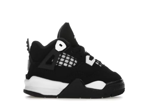 Toddler's Jordan 4 Retro 'White Thunder' Black/White-Black (FV4538 001) - Size 2c