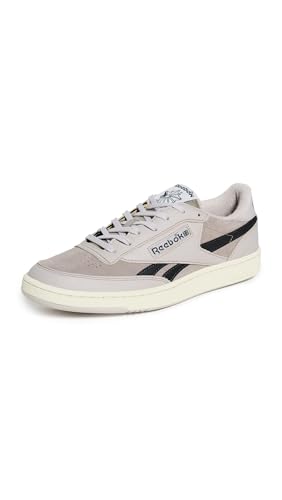 Reebok Unisex Club C Revenge II Sneaker, Hazy Grey/Vintage Chalk/Washed Black, 11 US Men