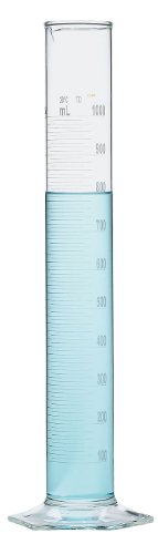 Cole-Parmer Graduated Cylinder, Class A, to Deliver, NIST Calibration, 2000 mL