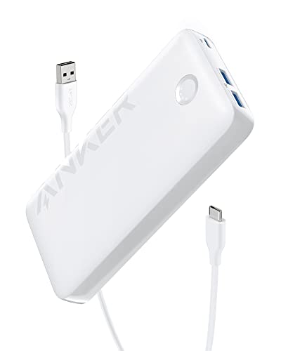 ANKER Power Bank, 20,000mAh Portable Charger with 22.5W Max Fast Charging, 2 USB-A, 1 USB-C for iPhone 16/15/14/13/12 Series, Samsung, iPad Pro, AirPods, Apple Watch, and More