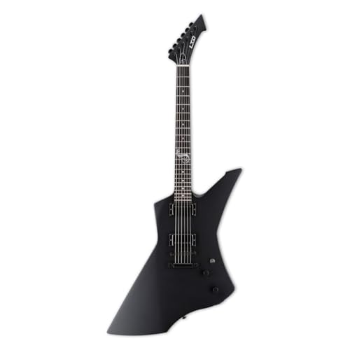 ESP Guitars LSNAKEBYTEBLKS James Hetfield Signature Series Electric Guitar, Black Satin (LSNAKEBYTEBLKS)