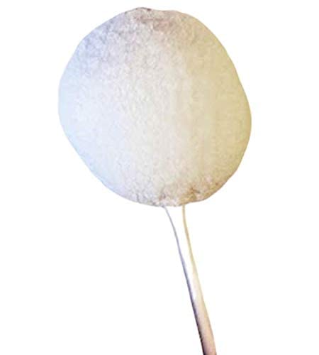 The Lollipop - 12 inch Puff On A Stick - Fleece Powder Puff for Those With Disabilities