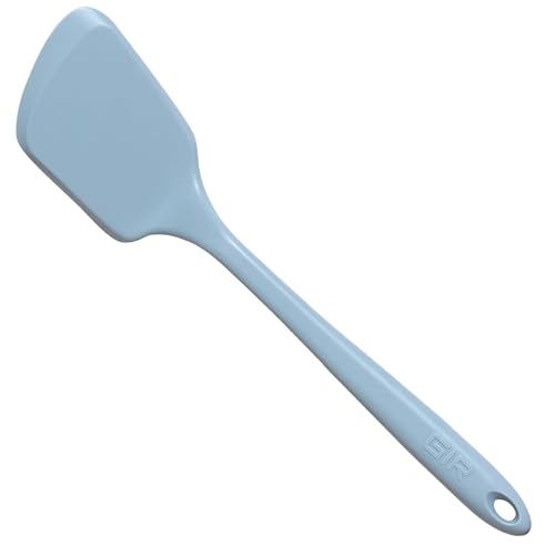 GIR: Get It Right - Premium Mini Silicone Spatula Turner - 11" x 2.6" x 0.7" - Seamless One Piece Design - Nonstick & Heat Resistant - Food Grade - Rubber Spatula - Baking & Cooking - BPA-Free - Slate