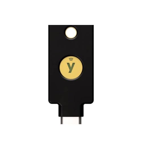 Yubico YubiKey 5C NFC USB-C Security Key WebAuthn FIDO2 CTAP1 FIDO2 CTAP2 Universal 2nd Factor (U2F)