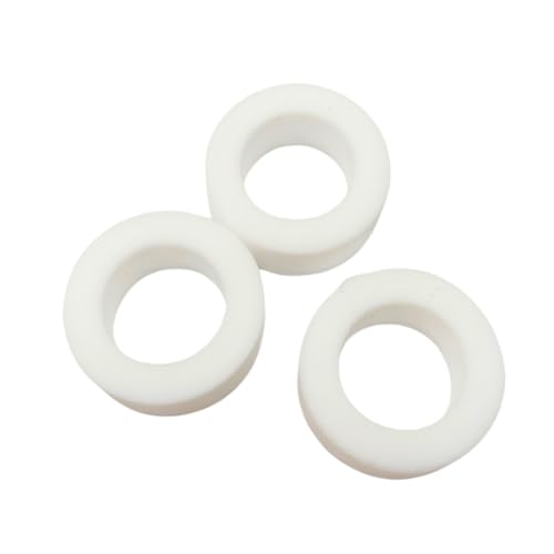 Teflon Gauge Glass Washers 12 Pack | Temperatures up to 450℉ | Used for Boiler Liquid Level Sight Glass Applications (5/8" x 7/8" x 7/16")