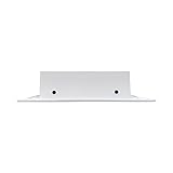 BUILDMART - 12x6 Modern AC Vent Cover - Decorative White Air Vent - Standard Linear Slot Diffuser - Register Grille for Ceiling, Walls & Floors - Texas Buildmart