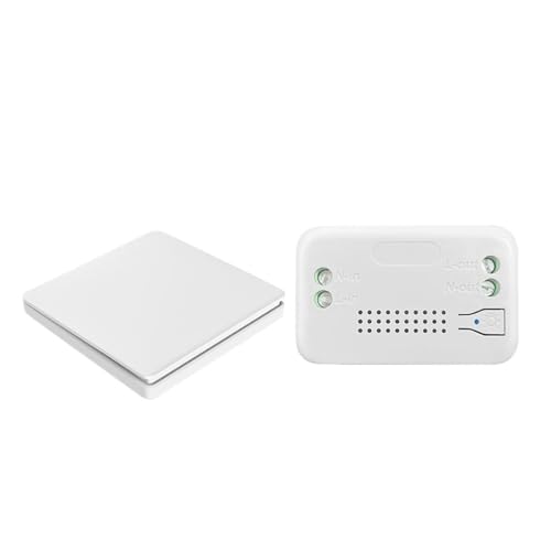 Mini 220V 110V Light Switch RF Kinetic Wall Switch Remote ControllerNeed IP44 Waterproof (2r 1w)