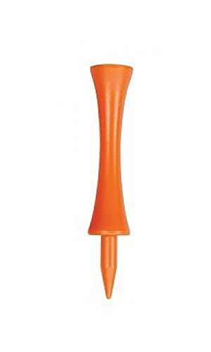 Golf Tees Etc 2 3/4" Orange Plastic Step Down Golf Tees (100 Count)