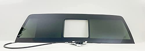 Power Slider Glass Power Sliding Back Window Replacement for Dodge Ram Pickup 2009-2018 1500 / 2019-2024 1500 Classic / Ram 2500 3500 2010-2025 / Ram 3500Cab&Chassis 4500 5500 2011-2025