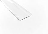 White Vinyl 7/8" Insert Molding Trim Screw Cover RV Camper Travel Trailer (100 ft, White)